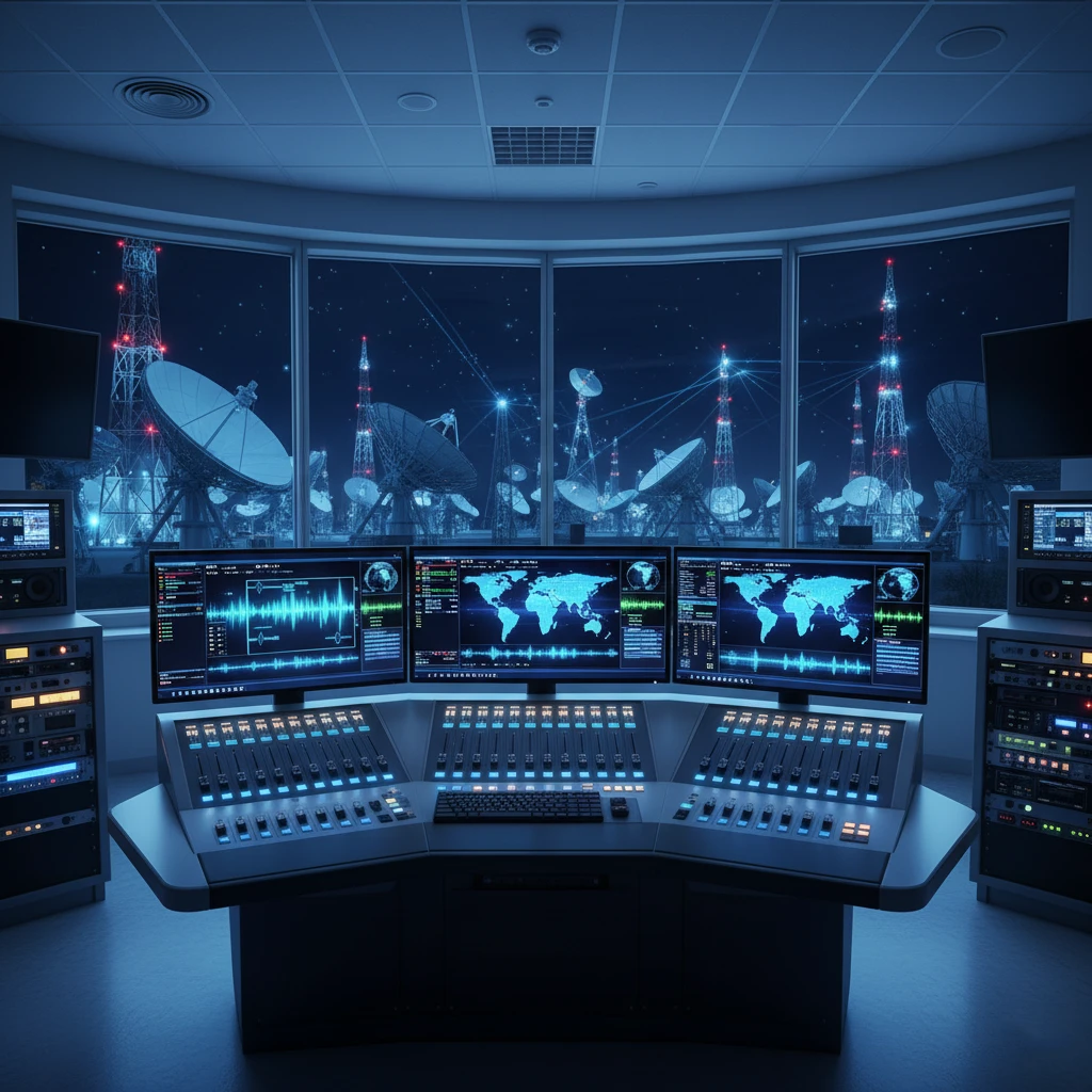 Siri Music satellite operations and broadcast facility